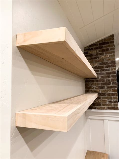 best wood for making floating shelves